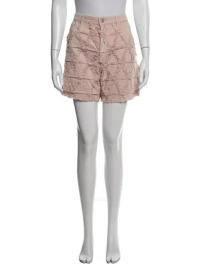 Pre-owned Isabel Marant Patterned Mini Shorts In Pink