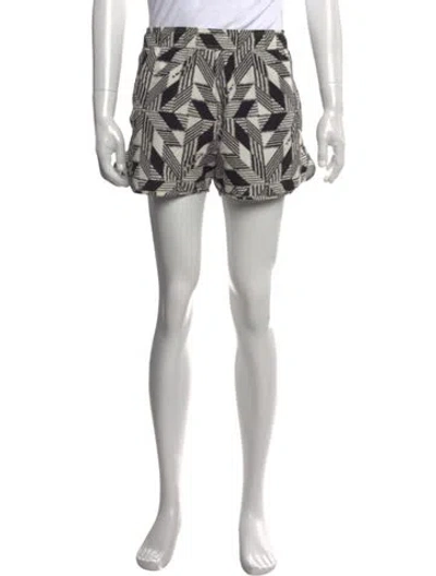 Pre-owned Isabel Marant Patterned Shorts In Black