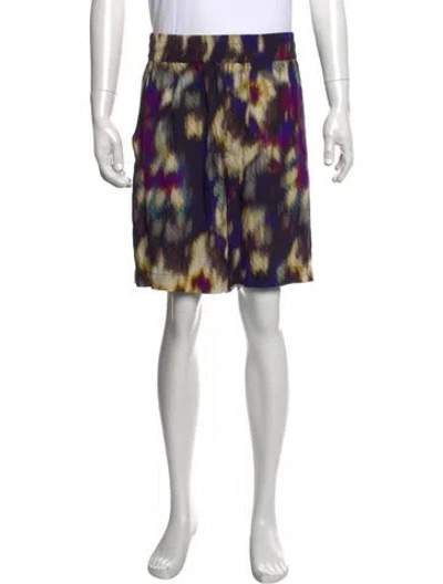 Pre-owned Isabel Marant Patterned Shorts In Purple