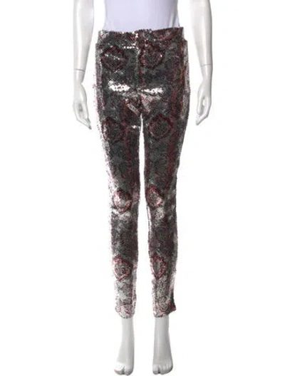 Pre-owned Isabel Marant Patterned Skinny Leg Pants