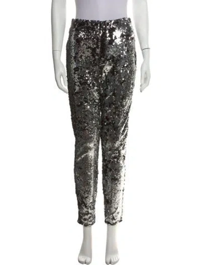 Pre-owned Isabel Marant Patterned Skinny Leg Pants W/ Tags In Neutral