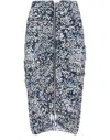 Isabel Marant Patterned Skirt In Gray