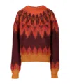 Isabel Marant Patterned Sweater In Brown