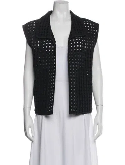 Pre-owned Isabel Marant Patterned Vest In Black