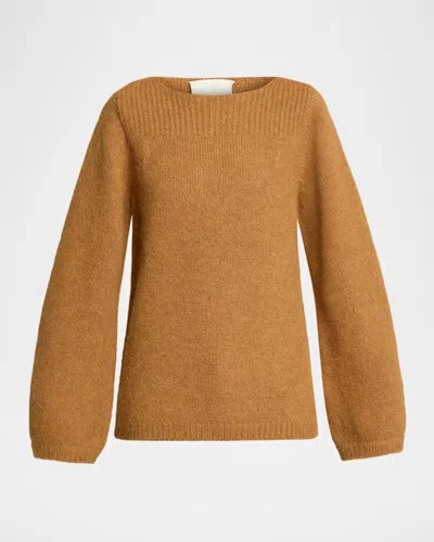 Isabel Marant Paulane Wool-blend Sweater In Brown