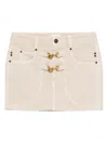 Isabel Marant Paulina Buckle-fastening Pocket Skirt In Neutral