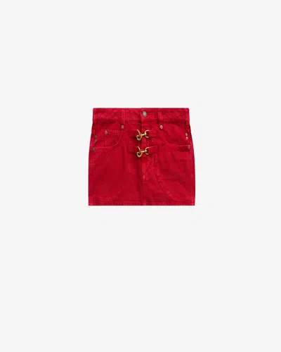 Isabel Marant Paulina Skirt In Red