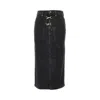Isabel Marant Black Pavina Skirt In Animal Print