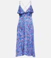 Isabel Marant Paysa Printed Silk-blend Midi Dress
