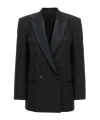 Isabel Marant Fevim Wool Double-breasted Blazer In Black