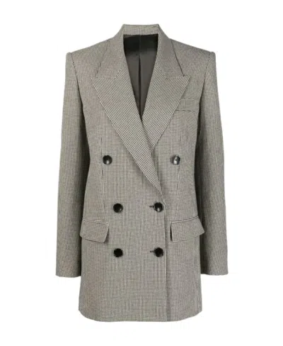 Isabel Marant Peak-lapel Double-breasted Blazer In Black