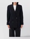 Isabel Marant Peak Lapel Double-breasted Blazer With Rear Vent