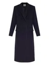 Isabel Marant Peak Lapel Wool Coat In Black