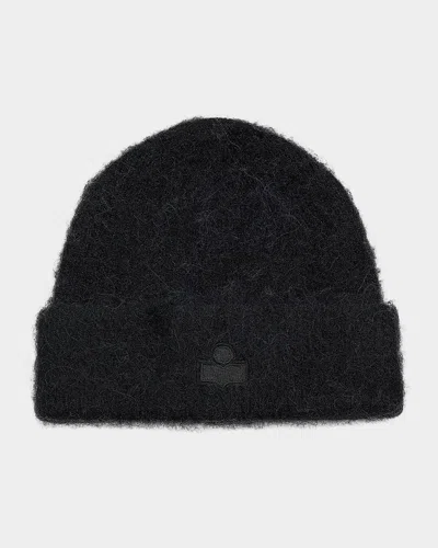 Isabel Marant Peeta Baby Alpaca Beanie In Black