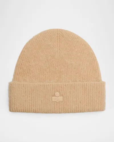 Isabel Marant Peeta Baby Alpaca Beanie In Brown