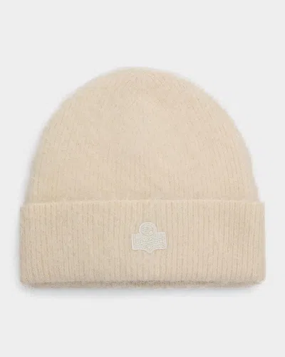 Isabel Marant Peeta Baby Alpaca Beanie In Ecru