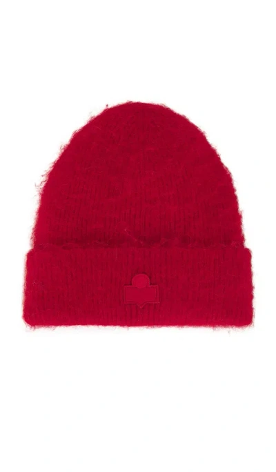 Isabel Marant Peeta Beanie In Red