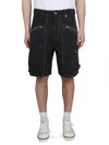 Isabel Marant Denim Bermuda Shorts Featuring Belt Loops
