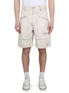 Isabel Marant Denim Shorts With Pockets And Belt Loops