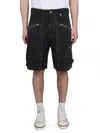Isabel Marant Denim Bermuda Shorts Featuring Belt Loops