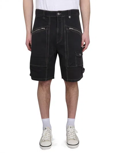 ISABEL MARANT PEIO DENIM BERMUDA SHORTS
