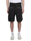Isabel Marant Denim Bermuda Shorts Featuring Belt Loops