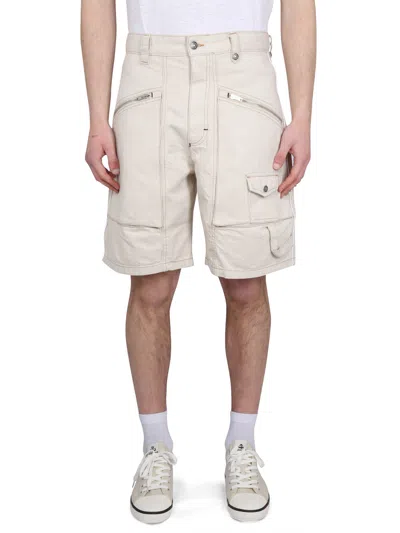 ISABEL MARANT PEIO DENIM BERMUDA SHORTS