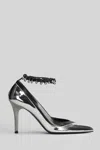 Isabel Marant Peleny Pumps In Silver Leather In Metallic