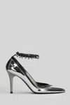 Isabel Marant Peleny Pumps In Silver Leather In Metallic