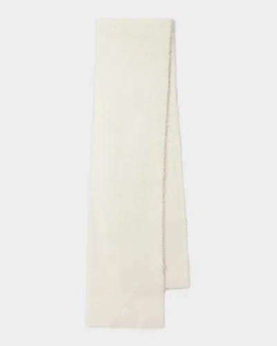 Isabel Marant Peliz Baby Alpaca-blend Scarf In Ecru