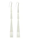 Isabel Marant Hanging Geometric Metallic Earrings
