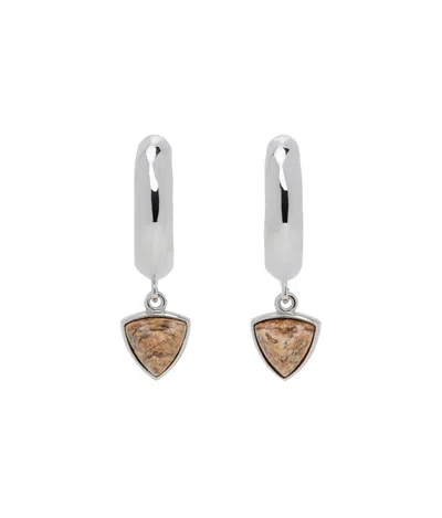 Isabel Marant Silver Cheerful Earrings In Metallic
