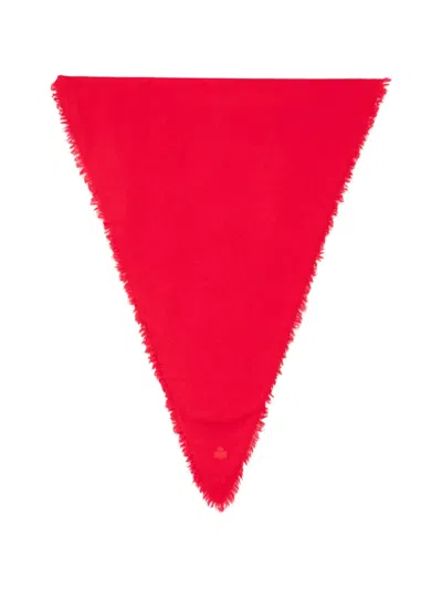 Isabel Marant Penina Frayed Scarf In Brown