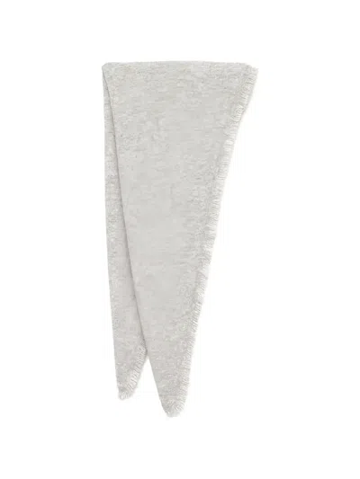 Isabel Marant Penina Fringed-hem Scarf In White