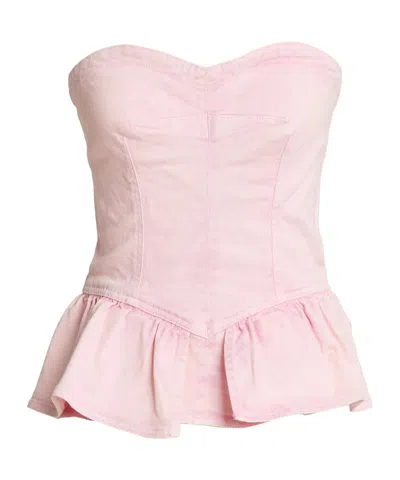Isabel Marant Peplum Tops In Pink
