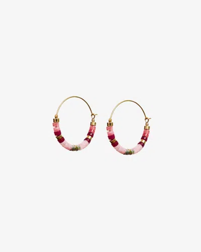 Isabel Marant Gold Perfectly Pink Earrings