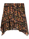 Isabel Marant Perinne Floral Print Mini Skirt