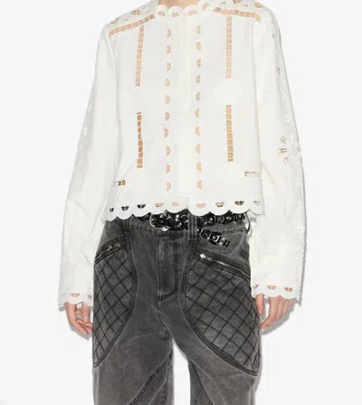 Isabel Marant Perline Top In White