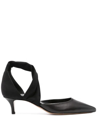 Isabel Marant Perney 50mm Leather Pumps In Black