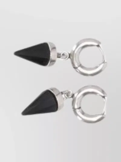 Isabel Marant Petite Hoop Drop Earrings In Black