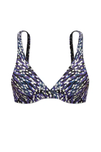 Isabel Marant Petra Bikini Top In Blue