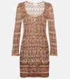 Isabel Marant Pia Viscose Blend Crochet Mini Dress