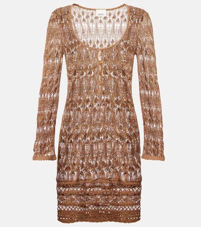 ISABEL MARANT PIA CROCHET MINIDRESS