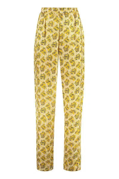 Isabel Marant Piera Printed High-rise Trousers