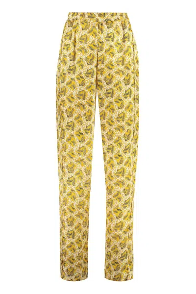 ISABEL MARANT ISABEL MARANT PIERA PRINTED HIGH-RISE TROUSERS