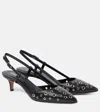 ISABEL MARANT PILIA LEATHER SLINGBACK PUMPS