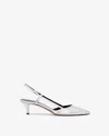 Isabel Marant 50mm Piery Slingback Pumps In Silver