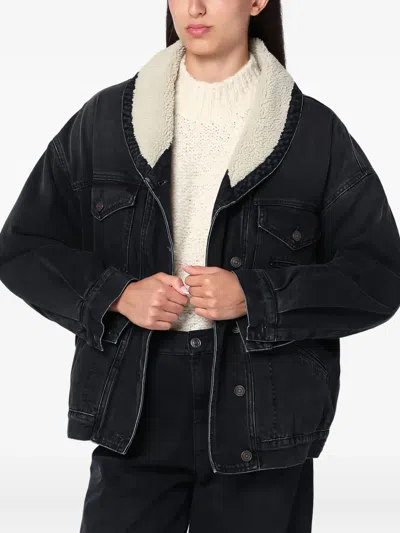 Isabel Marant Pimia Cotton Jacket In Black
