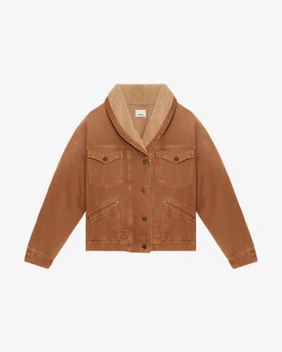 Isabel Marant Pimia Jacket In Brown