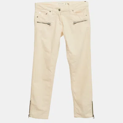 Pre-owned Isabel Marant Pink Corduroy Slim Fit Pants M
